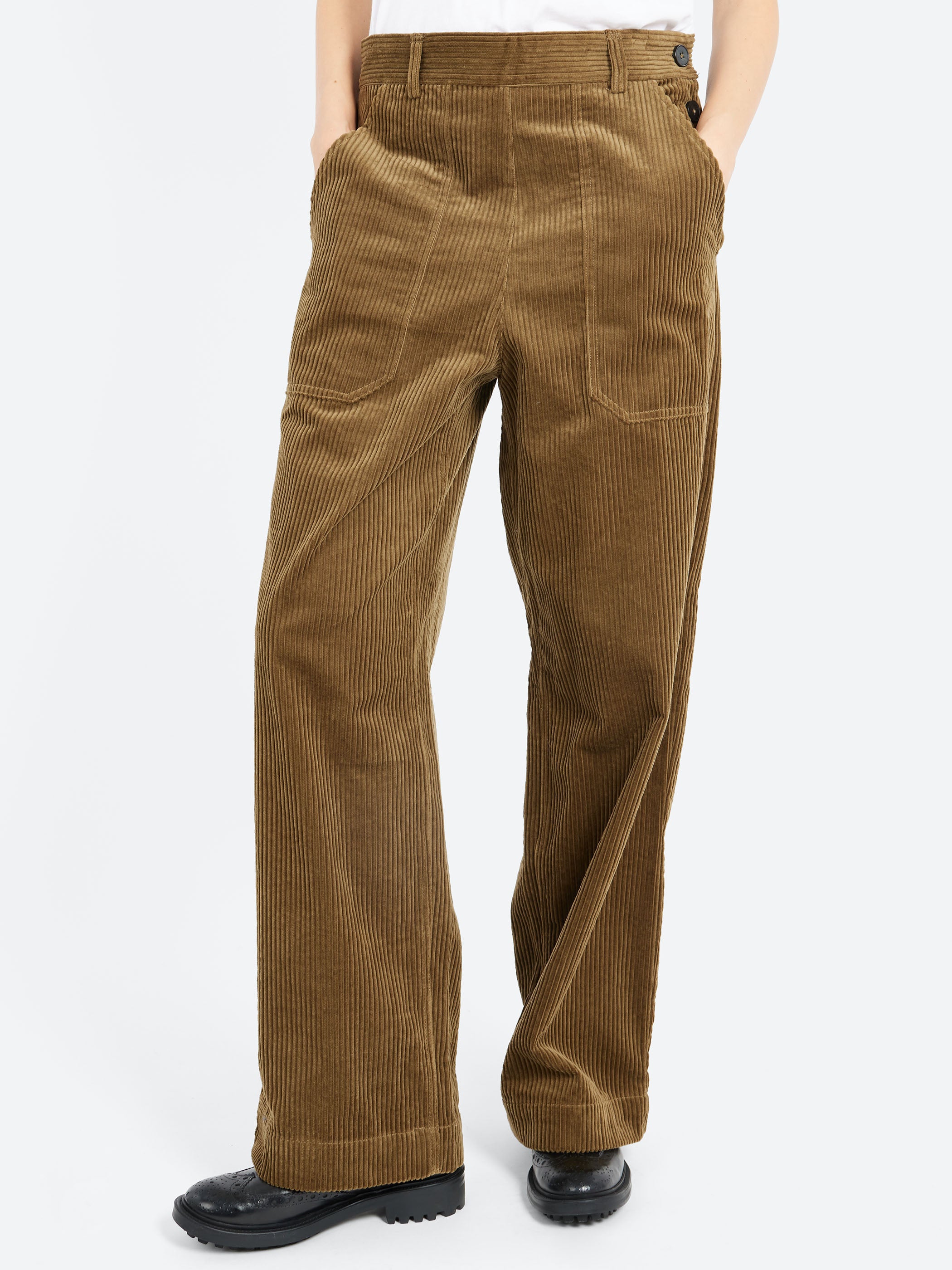 Annie Side Button Trouser