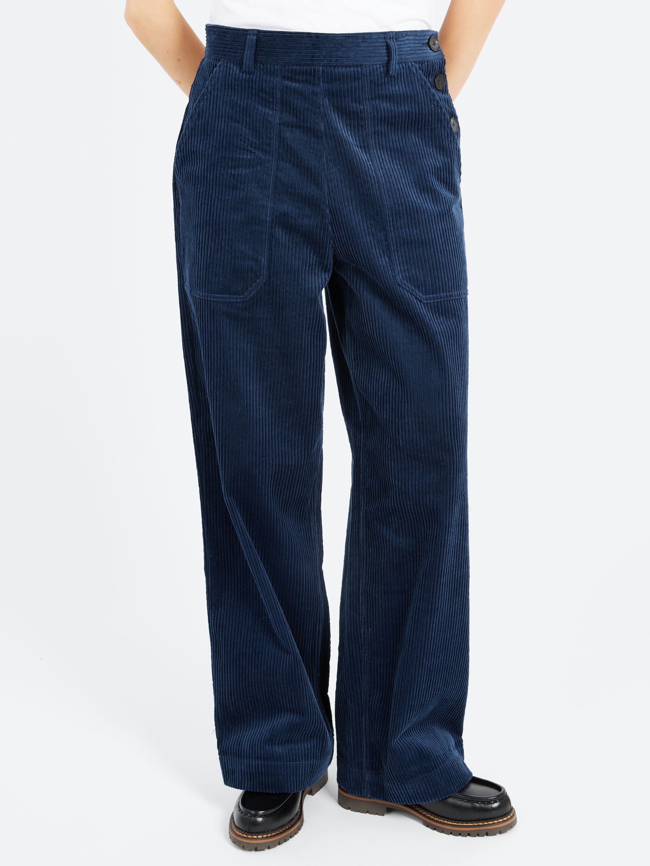 Annie Side Button Trouser