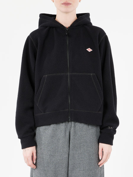 DANTON　44 Danton - Polartec Thermal Pro Zip Hoodie in Black – gravitypope