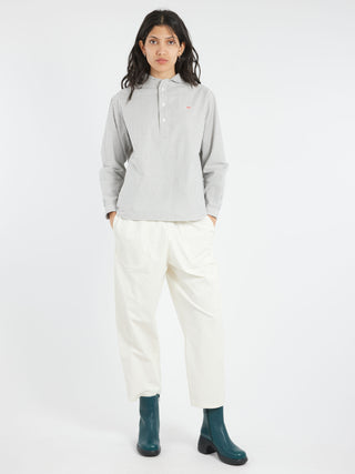 Danton Women's Round Collar Pullover L/S Shirt