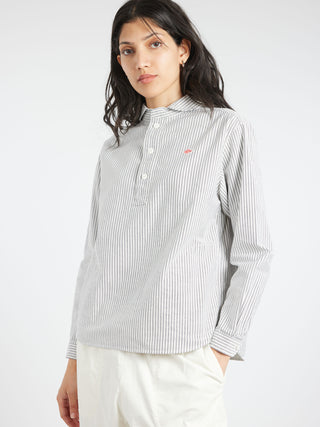 Danton Women's Round Collar Pullover L/S Shirt