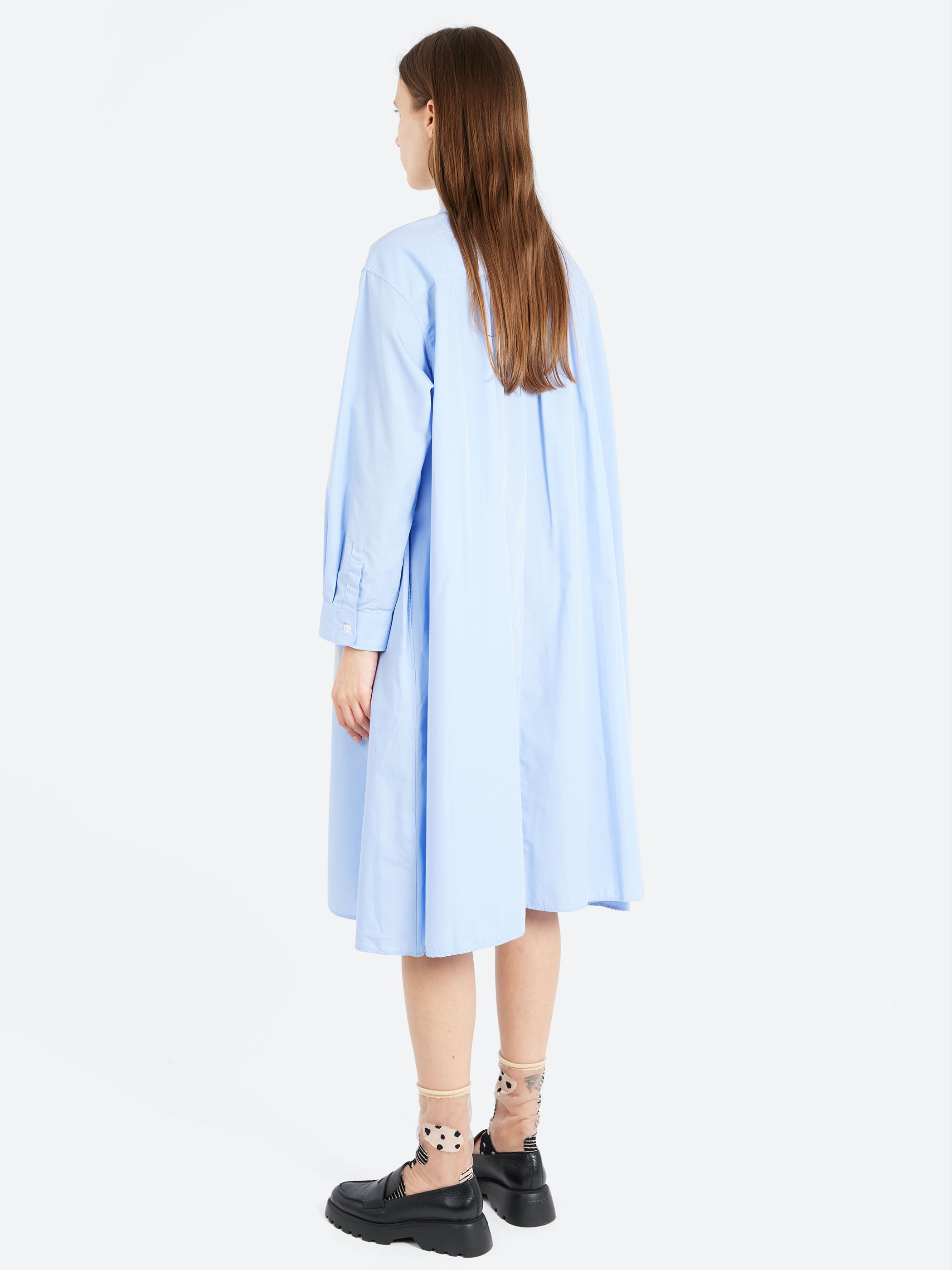 gathered shirt dress Stine Goya Gathered Shirt Gown Equestrian Sun