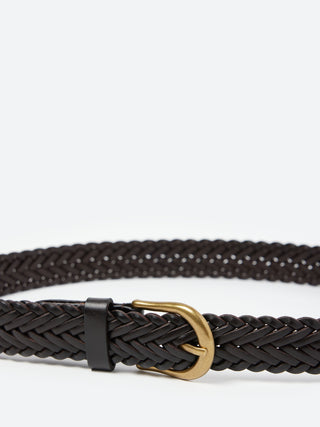 BEAMS PLUS Braided Leather Belt