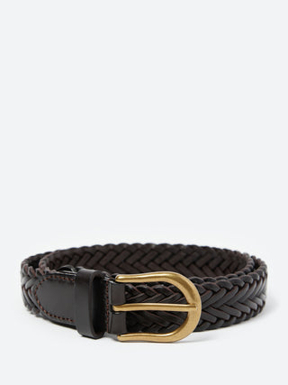 BEAMS PLUS Braided Leather Belt