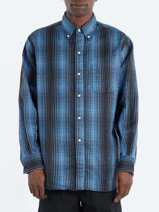 BEAMS PLUS Button-Down Print Flannel Classic Fit
