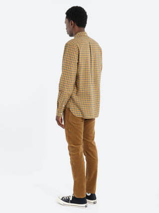 BEAMS PLUS Button-Down Mini Plaid Flannel