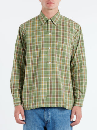 BEAMS PLUS Panama Plaid Button Down Shirt