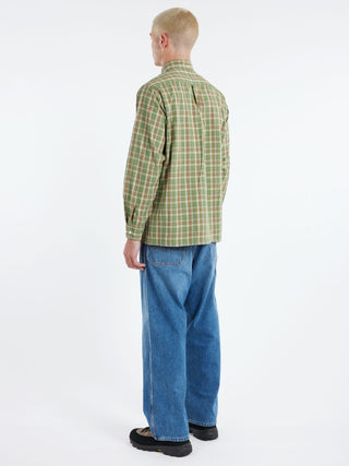 BEAMS PLUS Panama Plaid Button Down Shirt