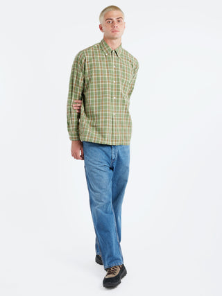 BEAMS PLUS Panama Plaid Button Down Shirt