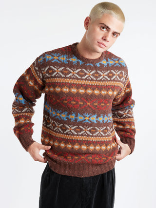BEAMS PLUS Fair Isle Sweater