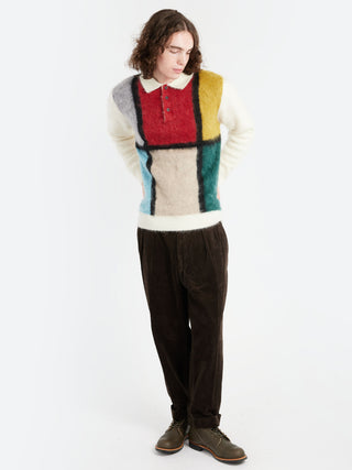 BEAMS PLUS Shaggy Knit Polo