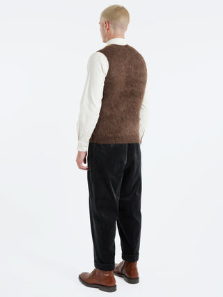 BEAMS PLUS Mohair Argyle Vest