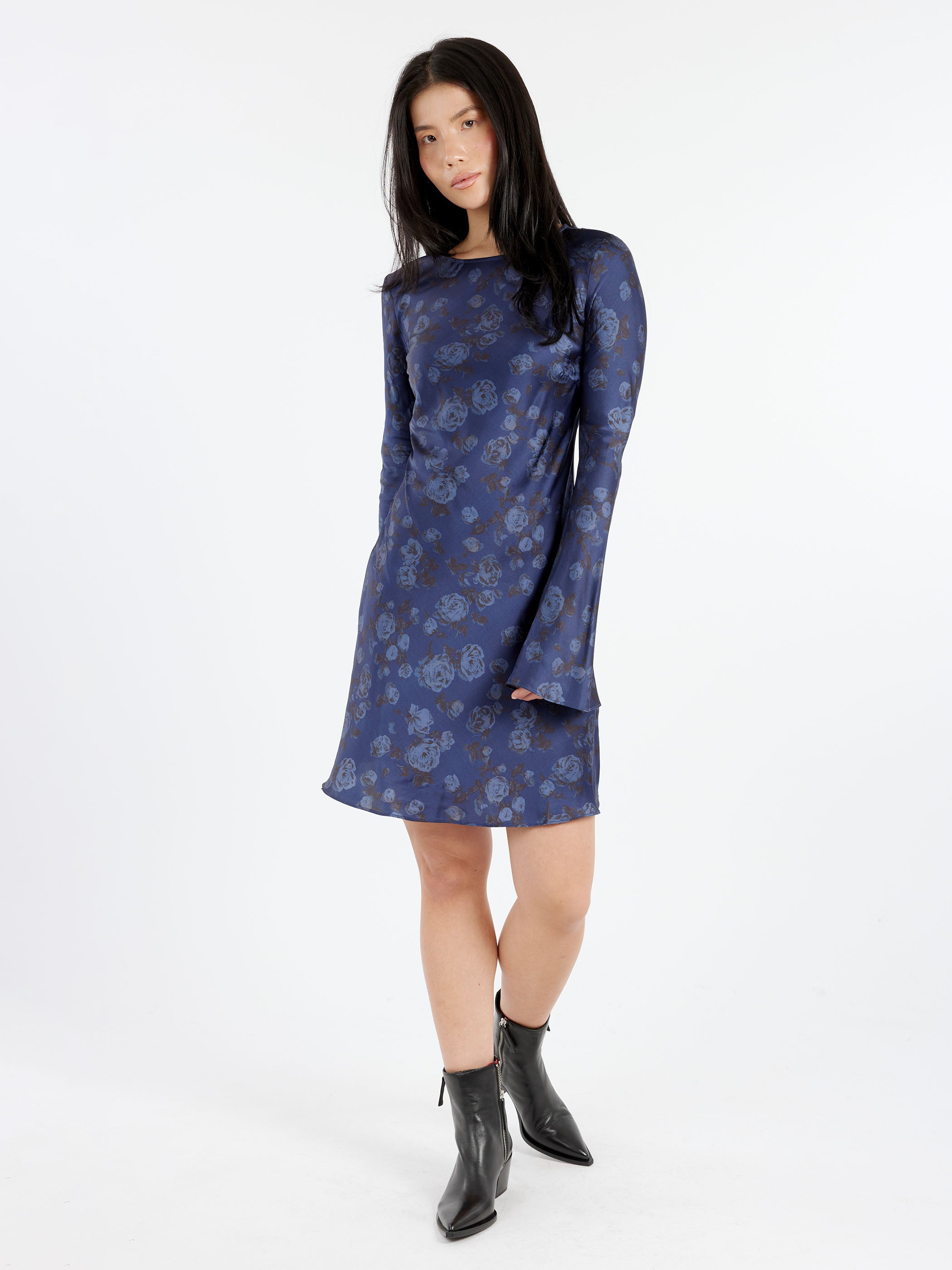 Printed Mini Dress