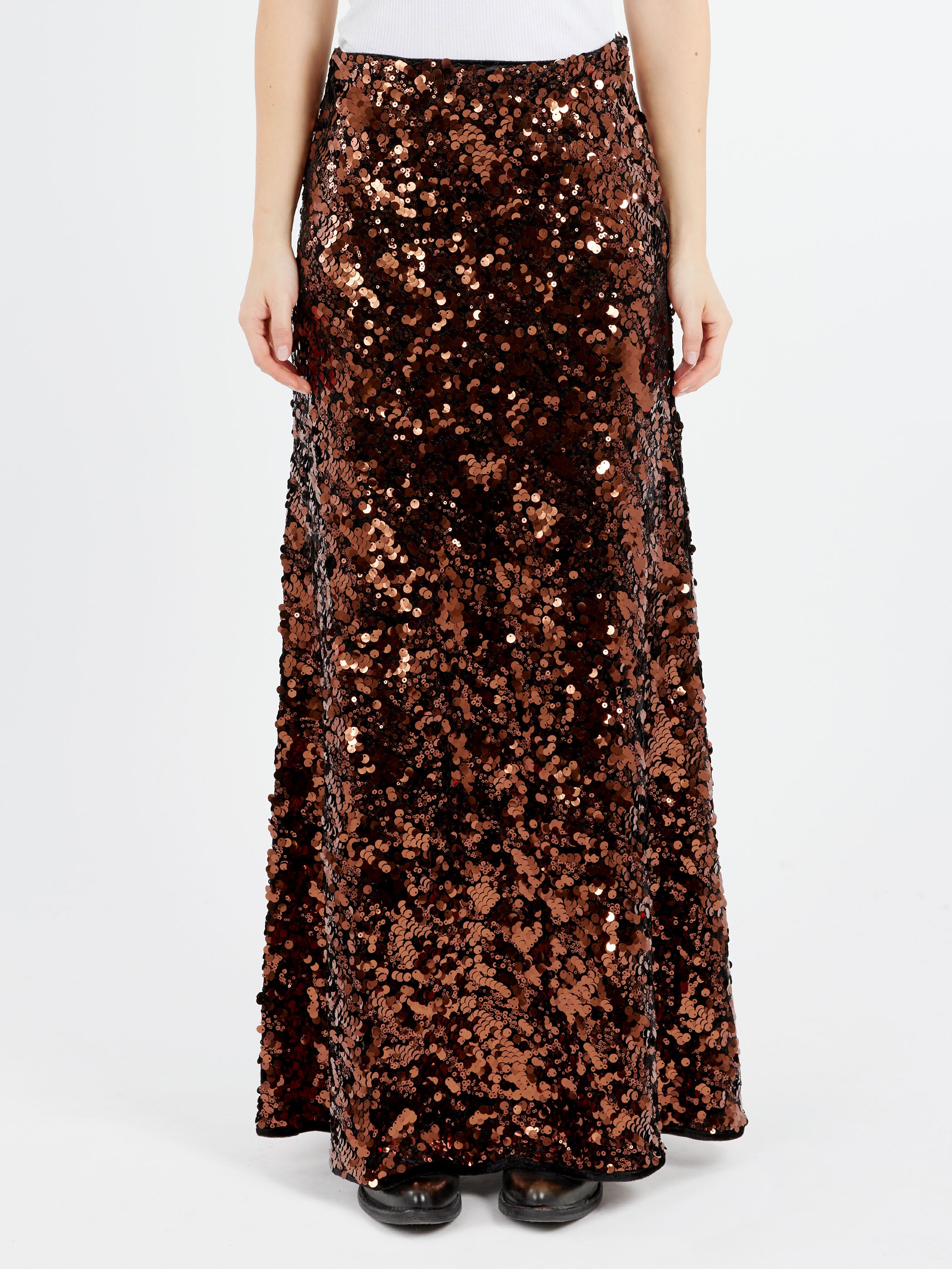 Sequins Maxi Skirt