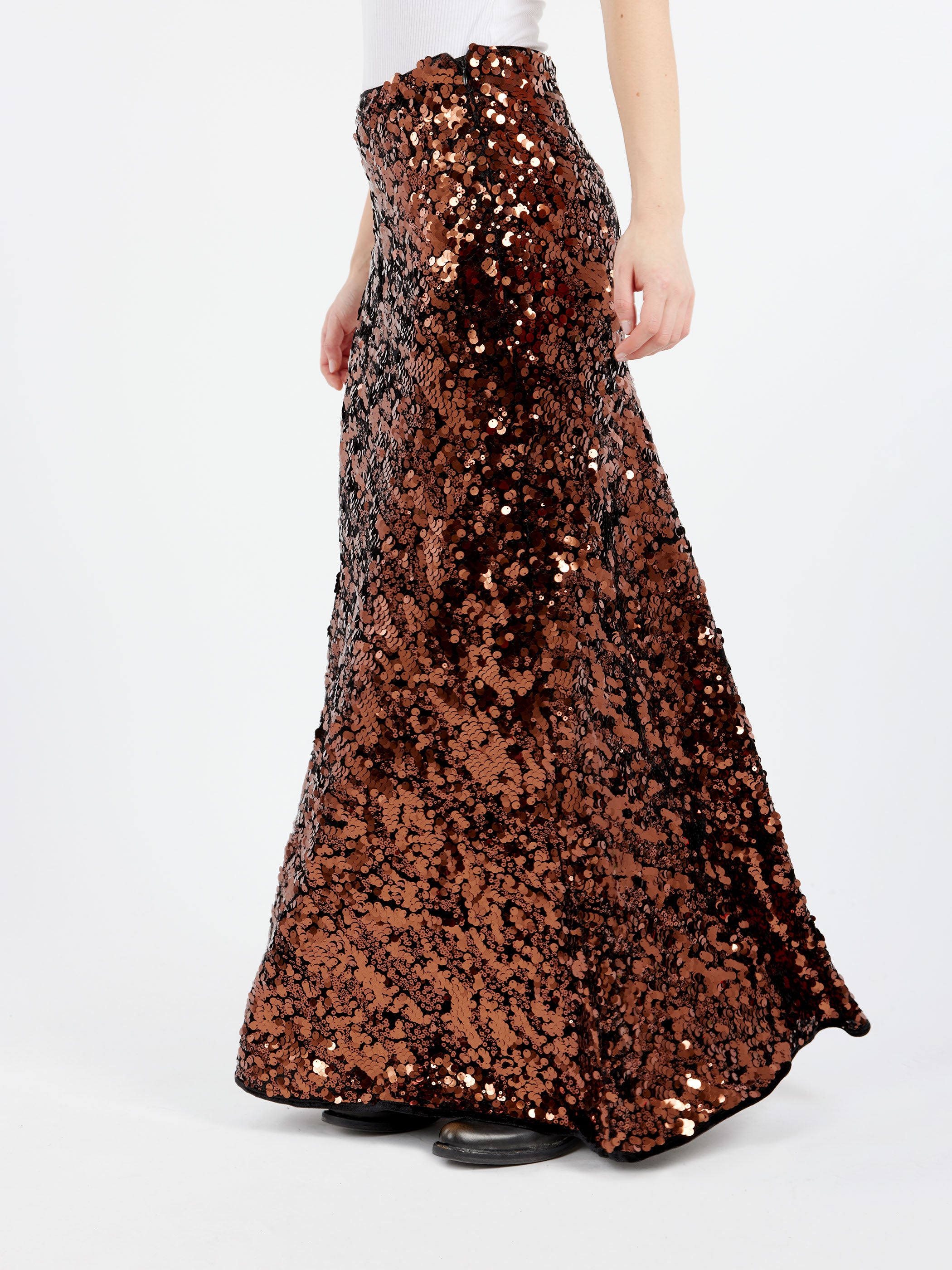 Sequins Maxi Skirt