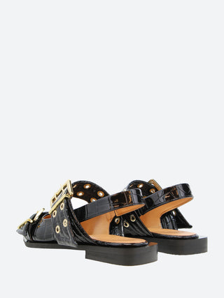 GANNI Buckle Ballerina