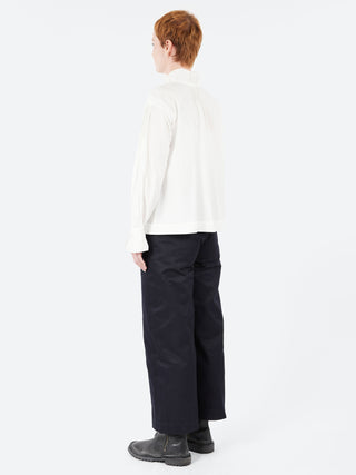 Nigel Cabourn Gathered Collar Blouse