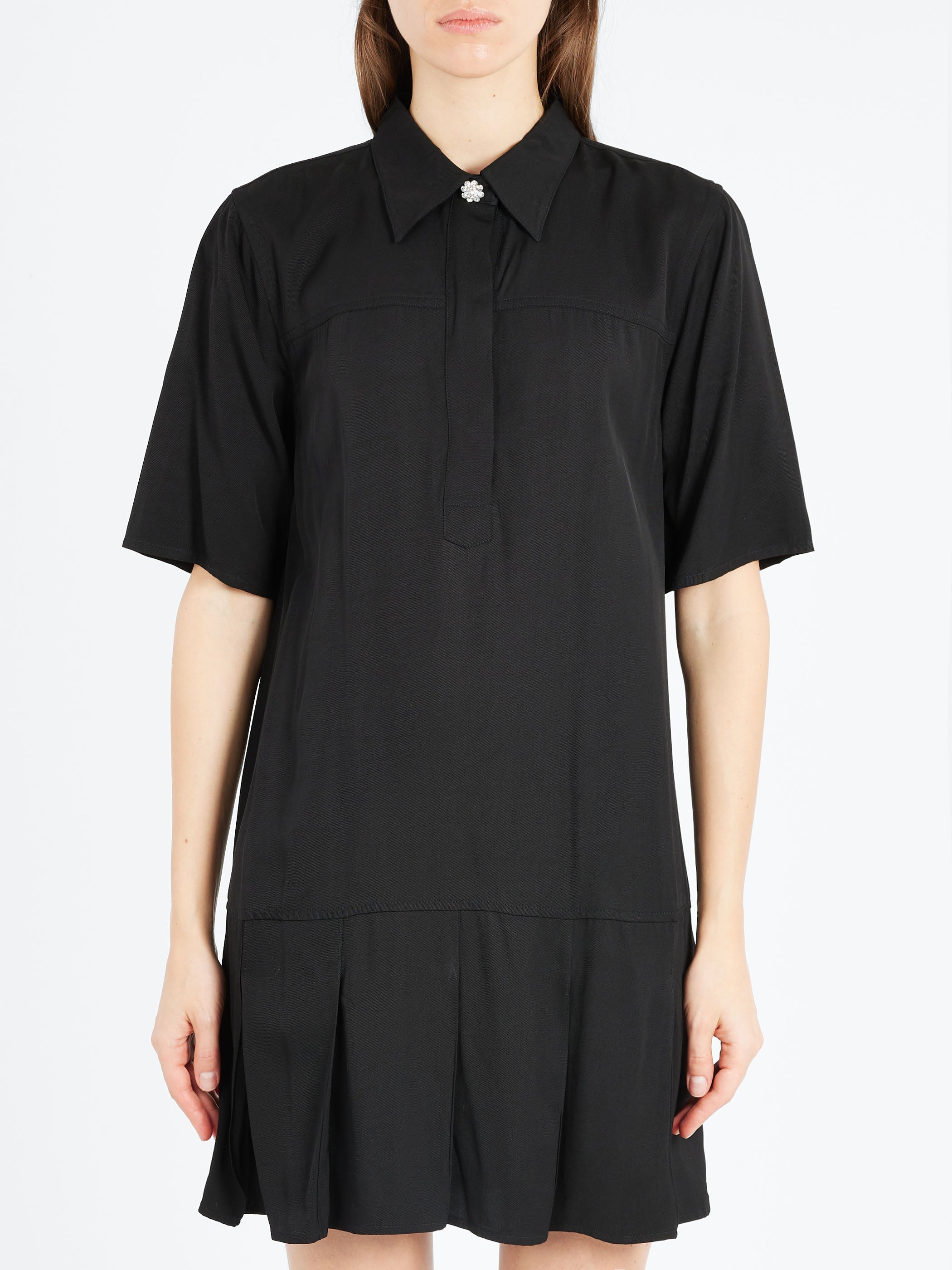 Viscose Twill Mini Dress