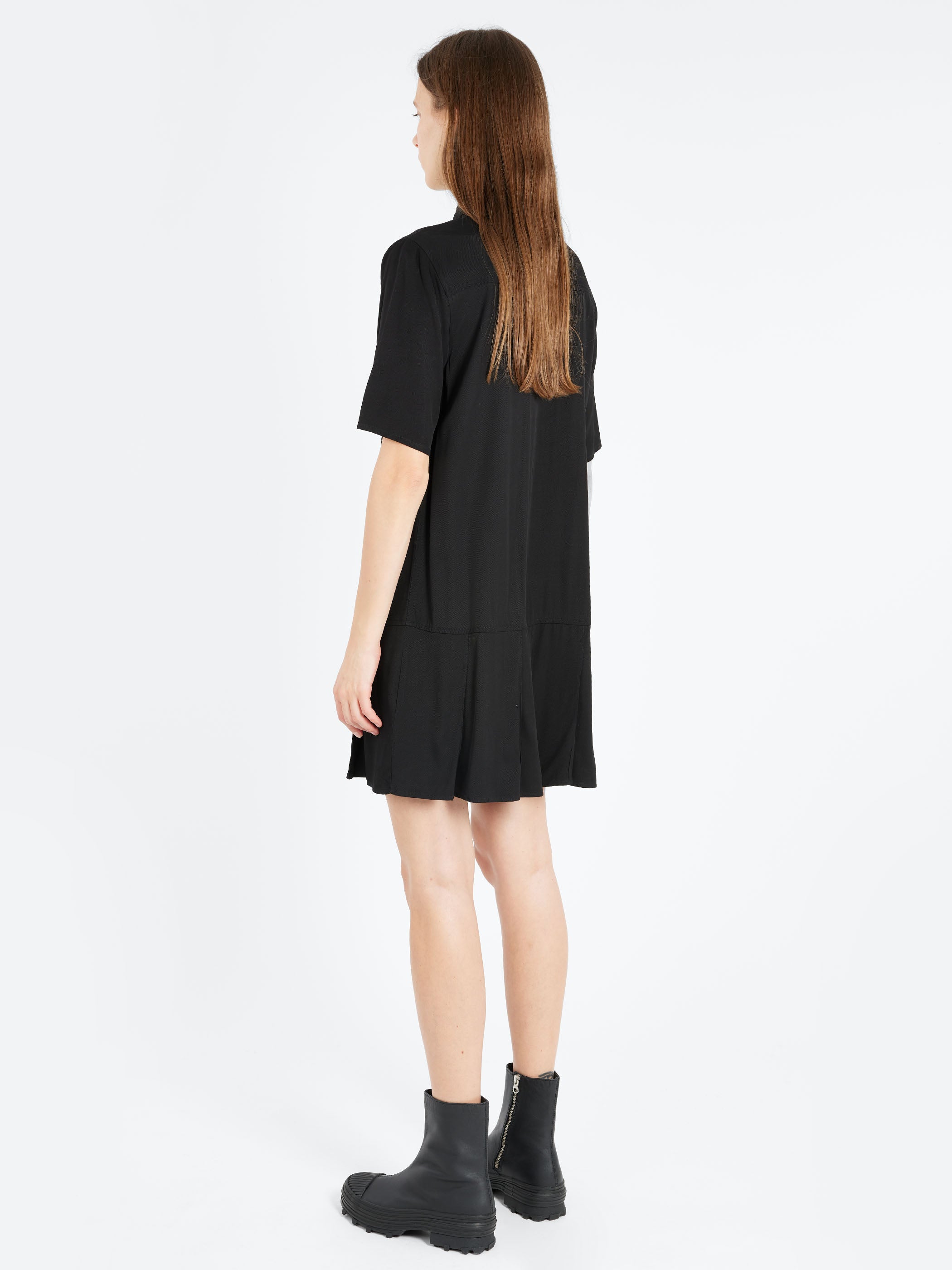 Viscose Twill Mini Dress