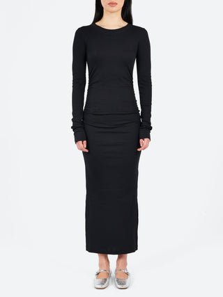 GANNI Rib Long Dress