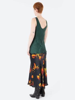 Silk Laundry Scoop Neck Tank