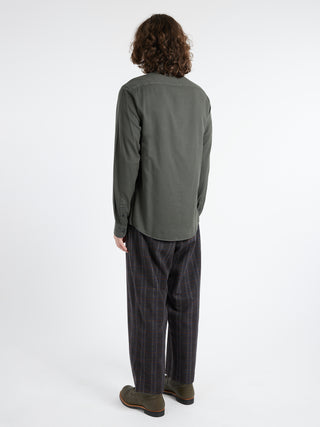 Sunspel Button Down Flannel Shirt
