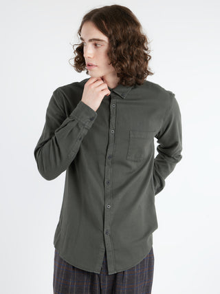 Sunspel Button Down Flannel Shirt