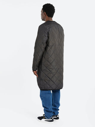 TAION Piping Crew Neck Long Down Coat