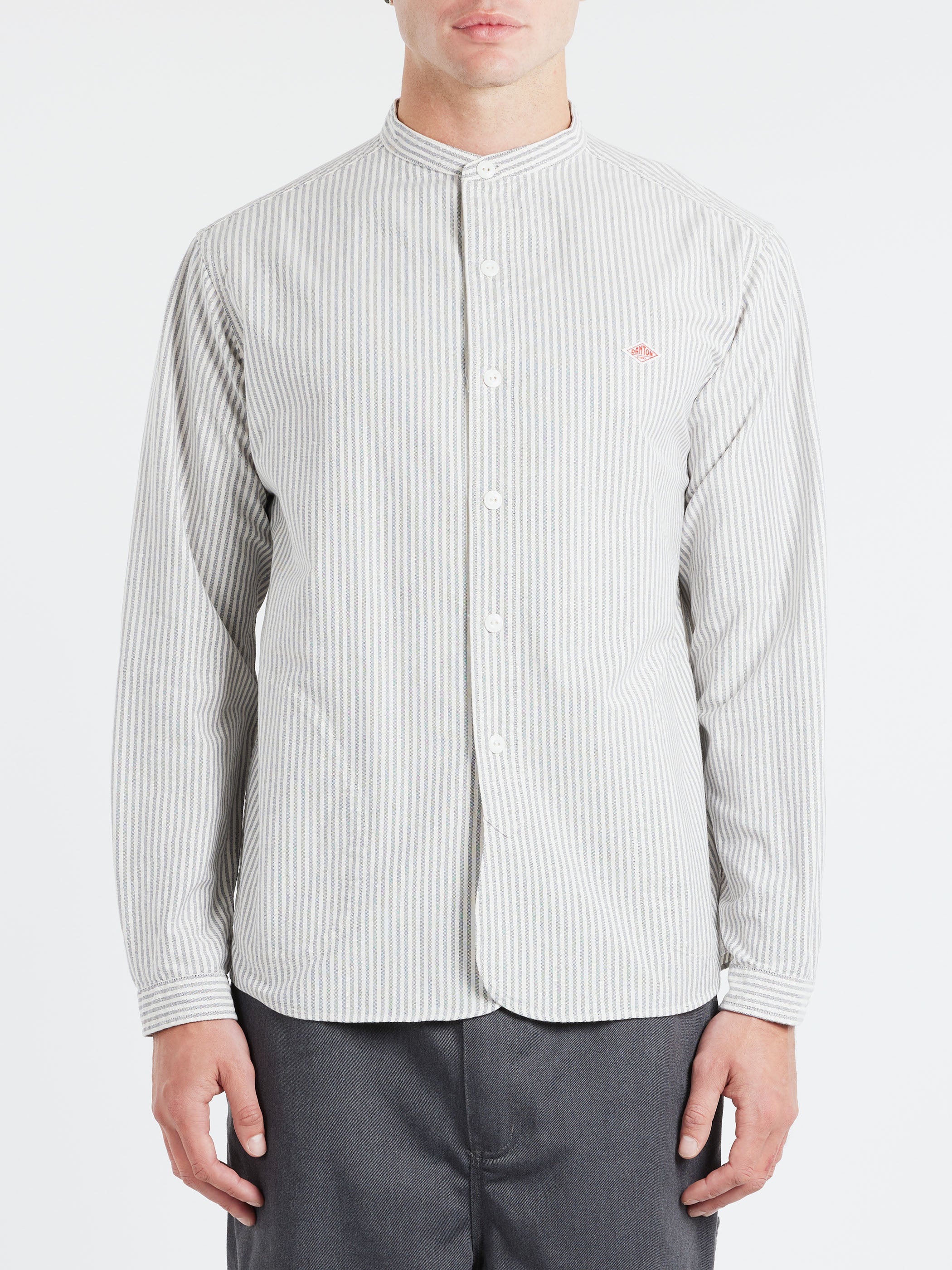 Oxford Band Collar L/S Shirt
