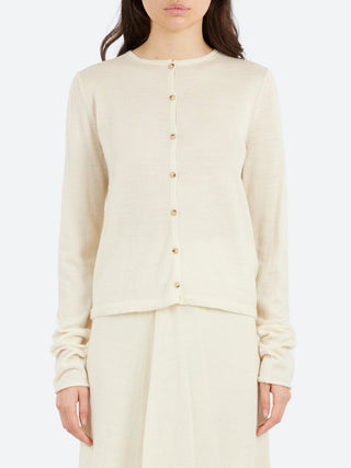 Lauren Manoogian Super Fine Crewneck Cardigan