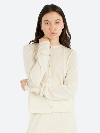 Lauren Manoogian Super Fine Crewneck Cardigan