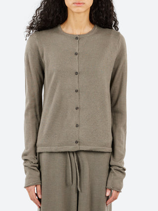 Lauren Manoogian Super Fine Crewneck Cardigan