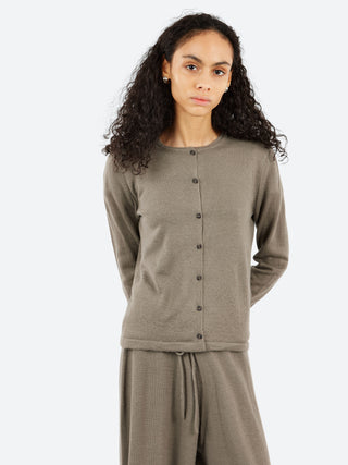 Lauren Manoogian Super Fine Crewneck Cardigan