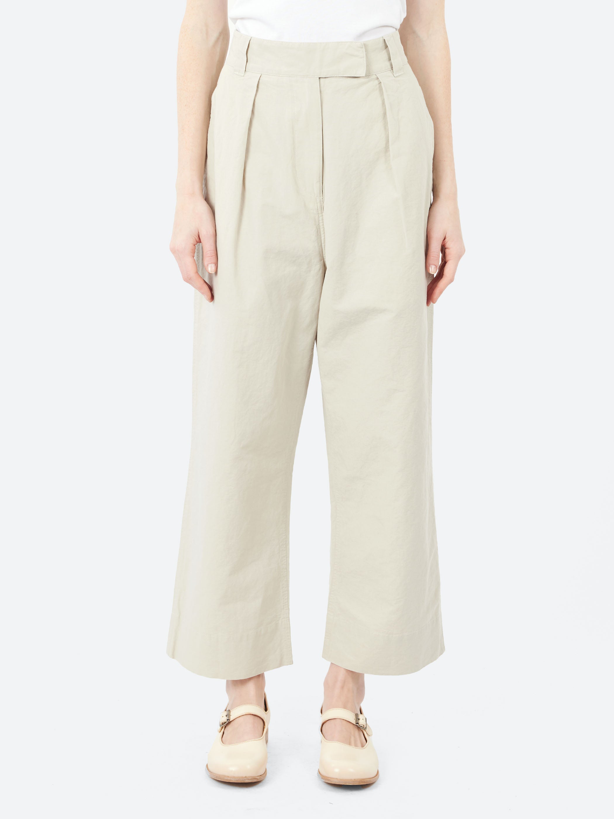 MHL Pleated Crop Trousers