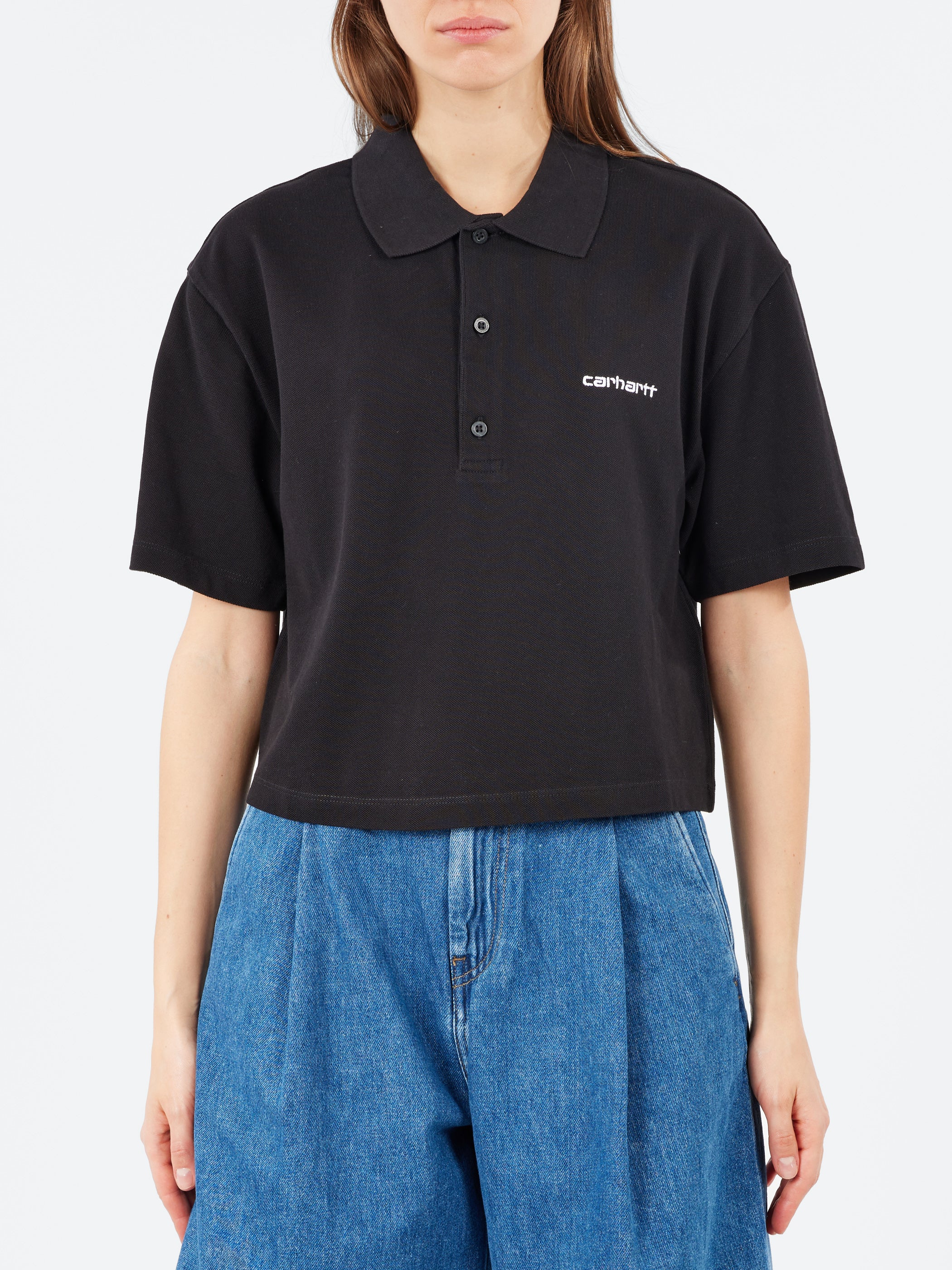 S/S Script Polo T-Shirt