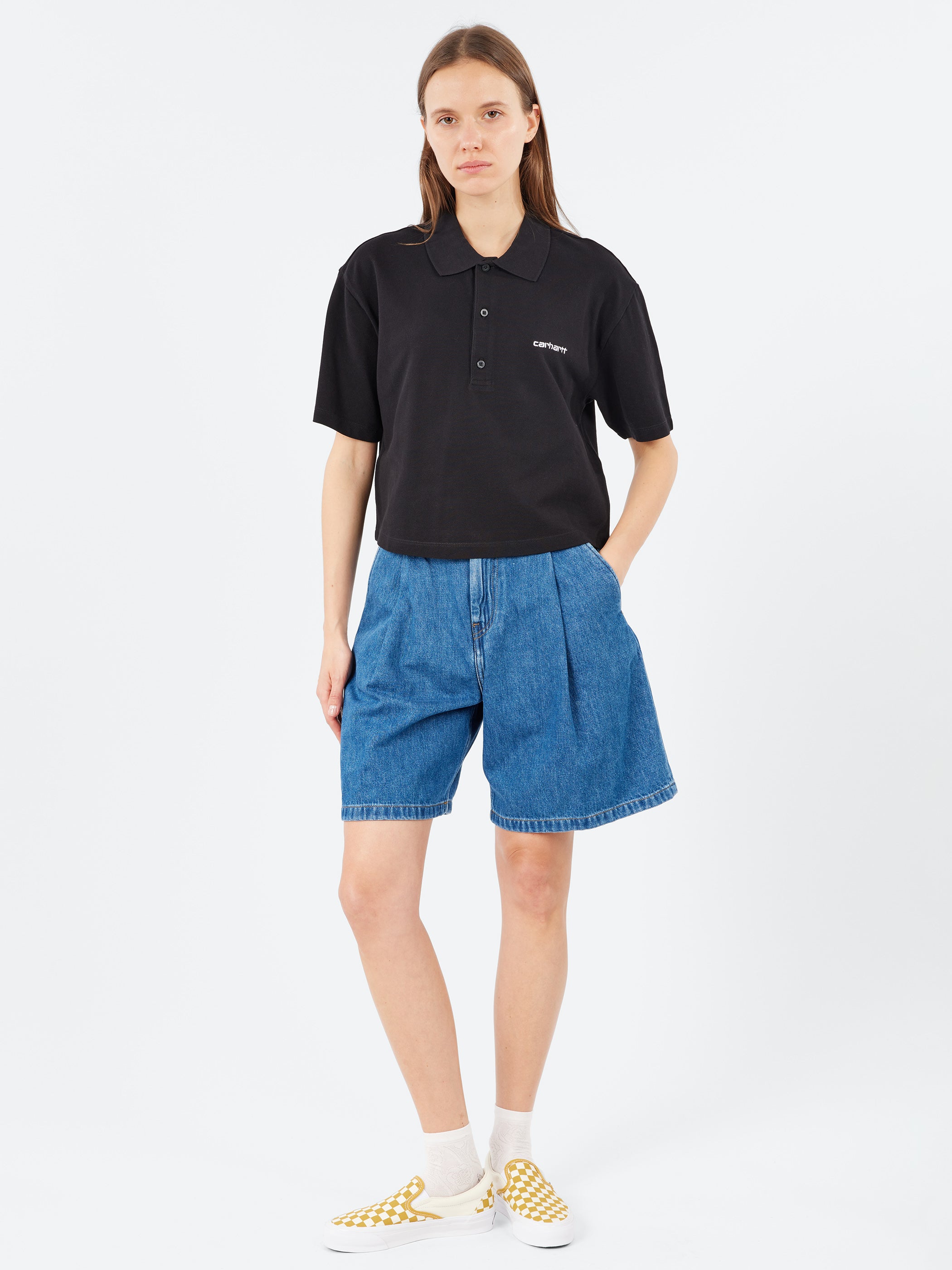 S/S Script Polo T-Shirt