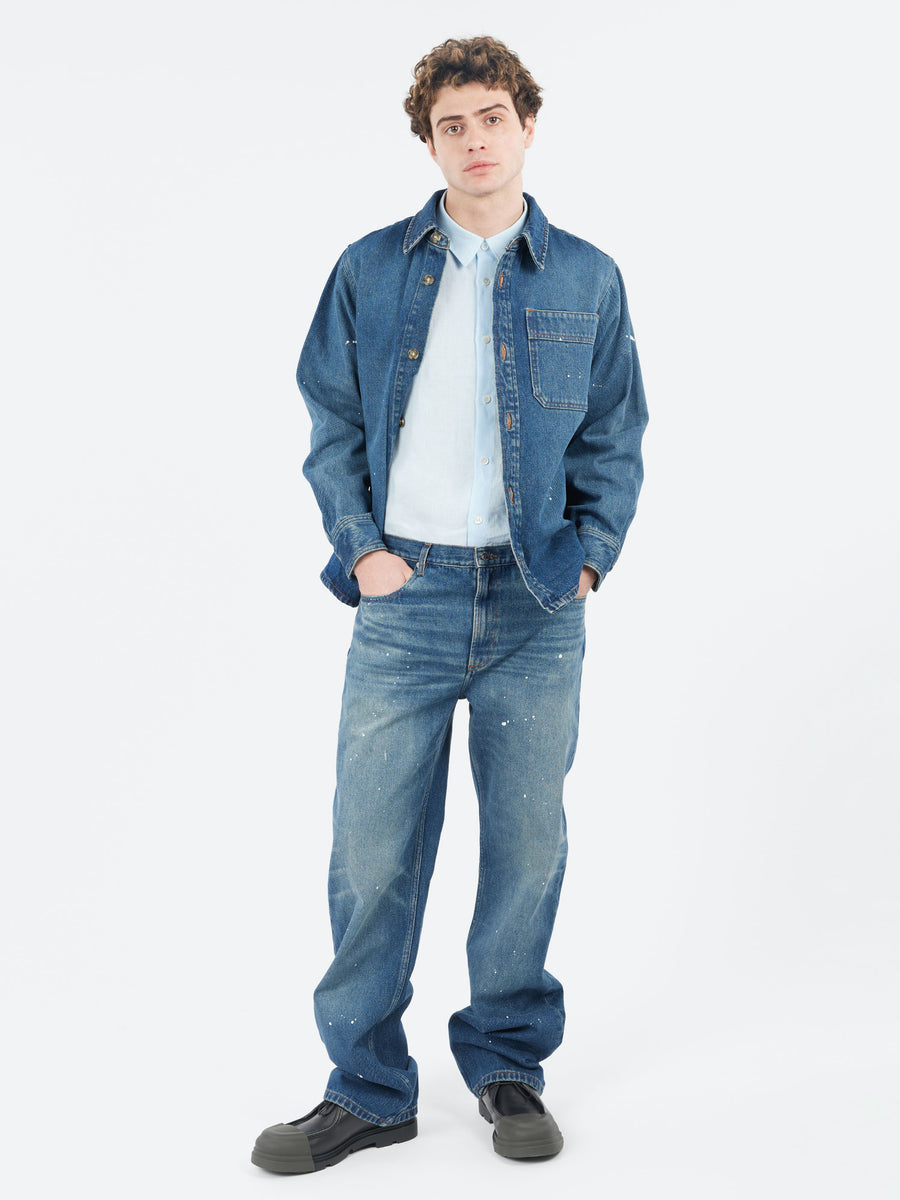 H Jan Reki A.P.C. - Relaxed H Jean in Washed Indigo – gravitypope