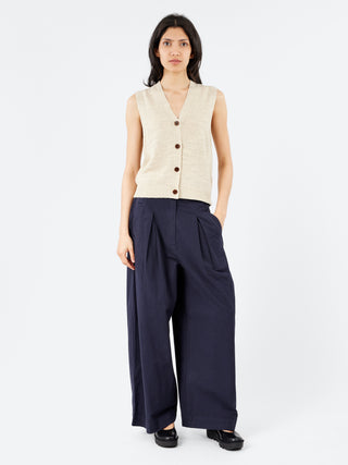 TOAST Belted Wide Leg Trousers