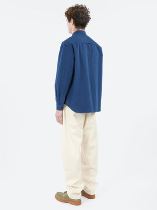 TOAST Garment Dyed Stripe Workwear Shirt