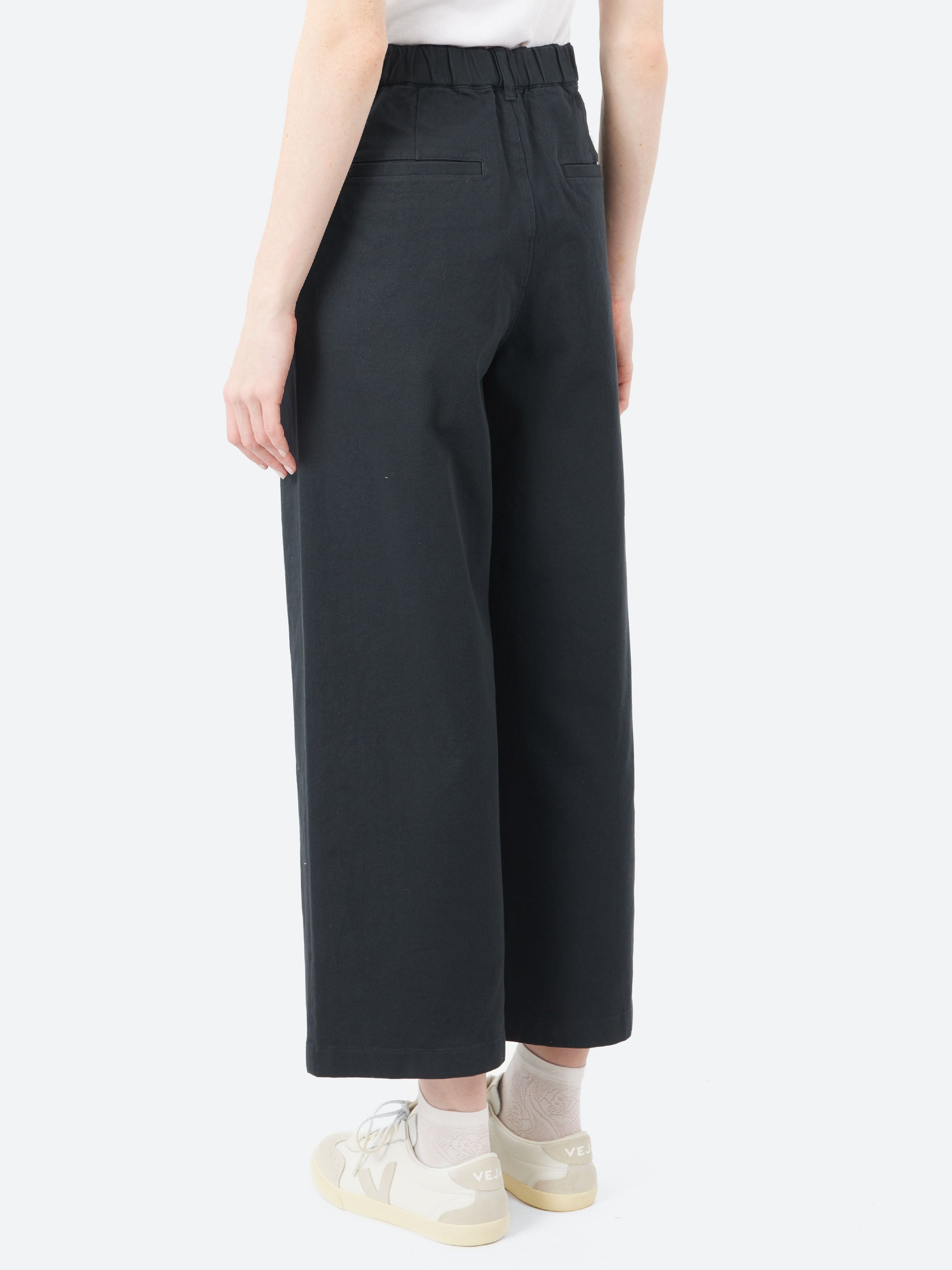 Women's Stretch Twill 2 Tuck Wide Pants