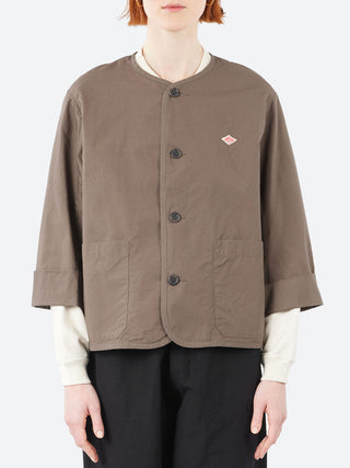 Danton Downproof Collarless Short Jacket