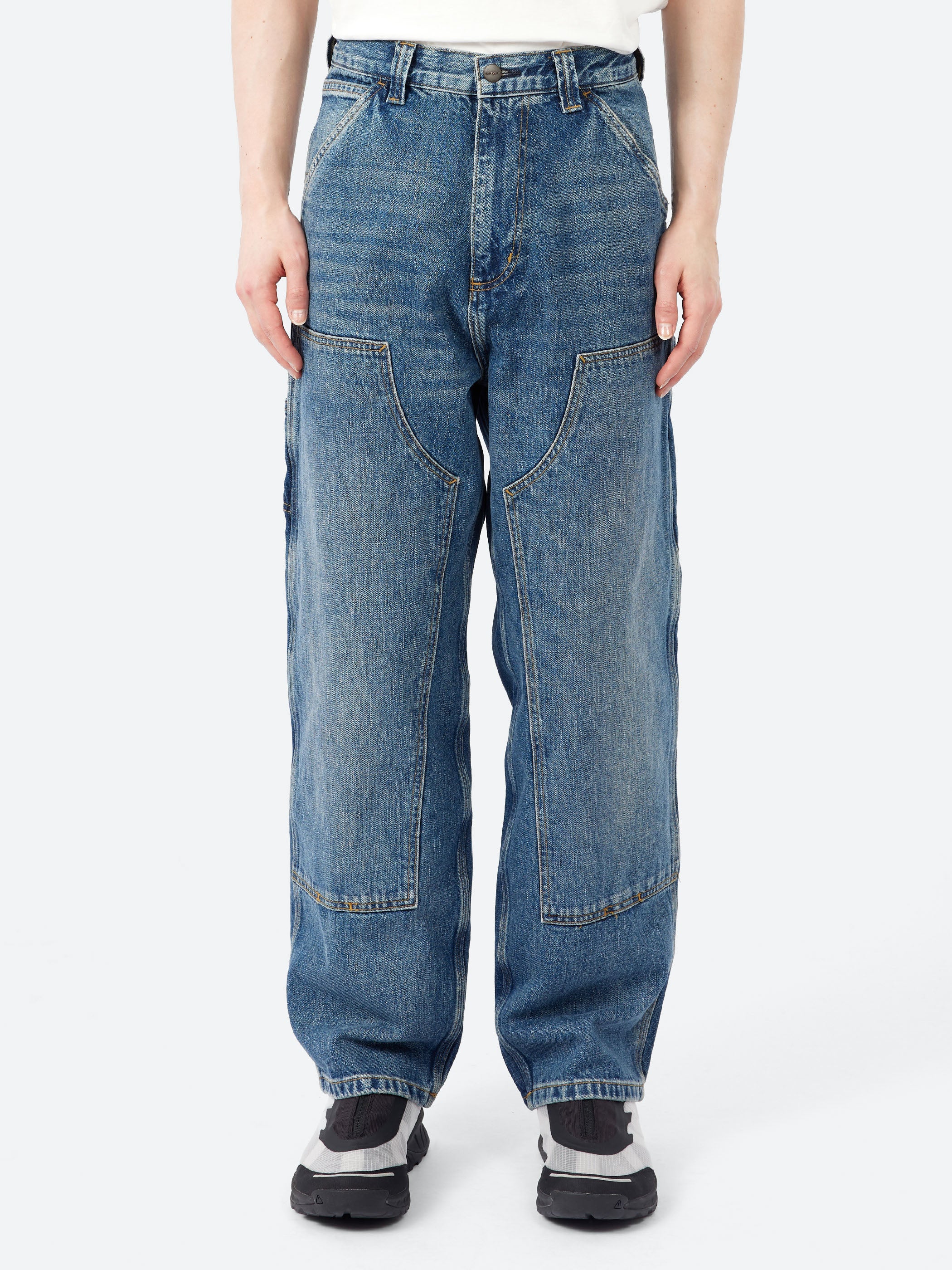 Carhartt WIP - OG Double Knee Pant in Black Grind Wash – gravitypope