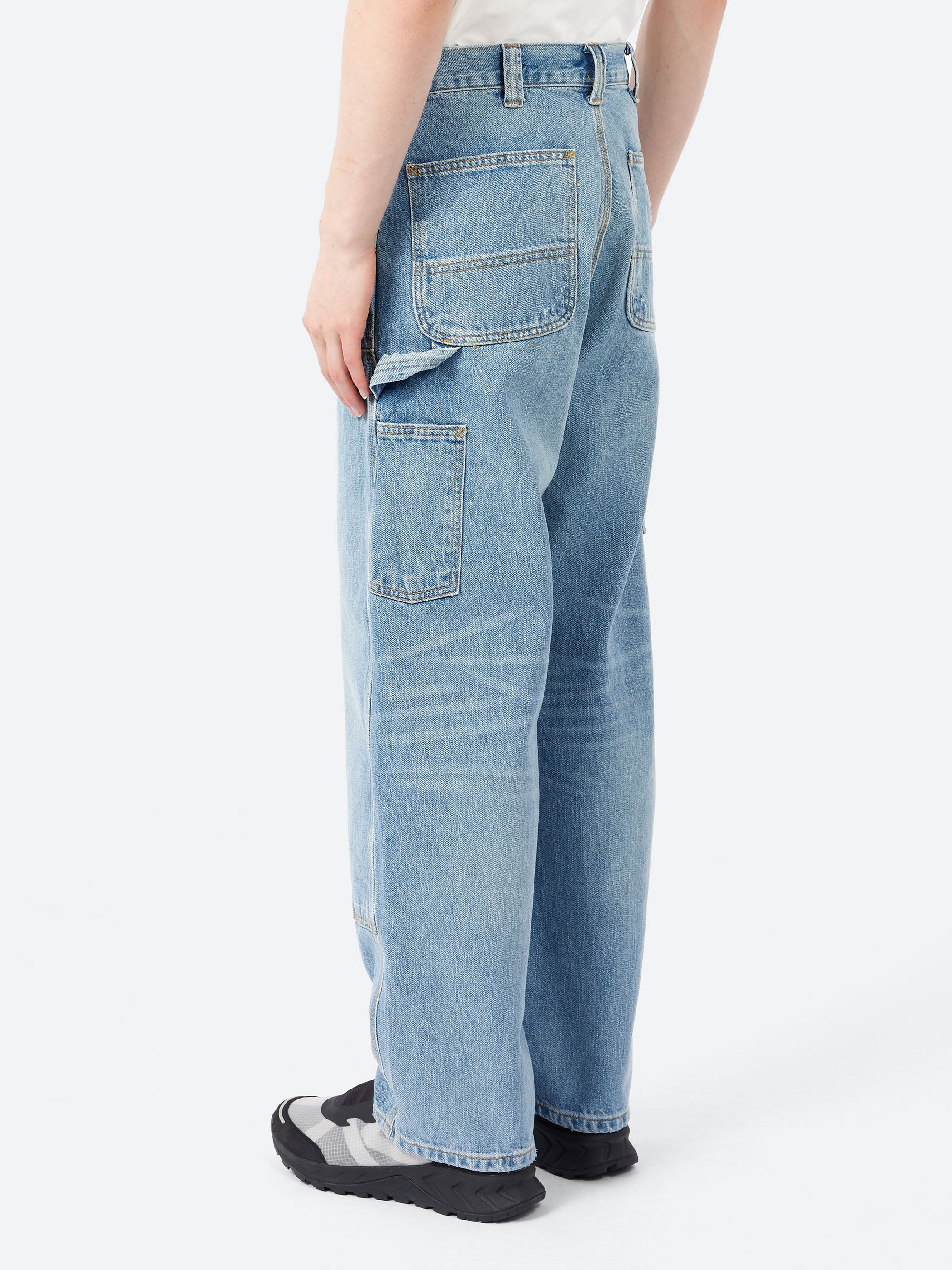 Carhartt WIP - OG Double Knee Pant in Blue Burst Wash – gravitypope