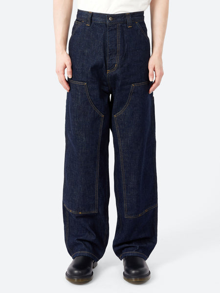 Carhartt WIP - OG Double Knee Pant in Blue (Rinsed) – gravitypope