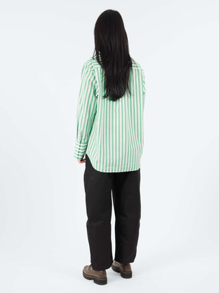 Aspesi Vertical Striped Poplin Shirt