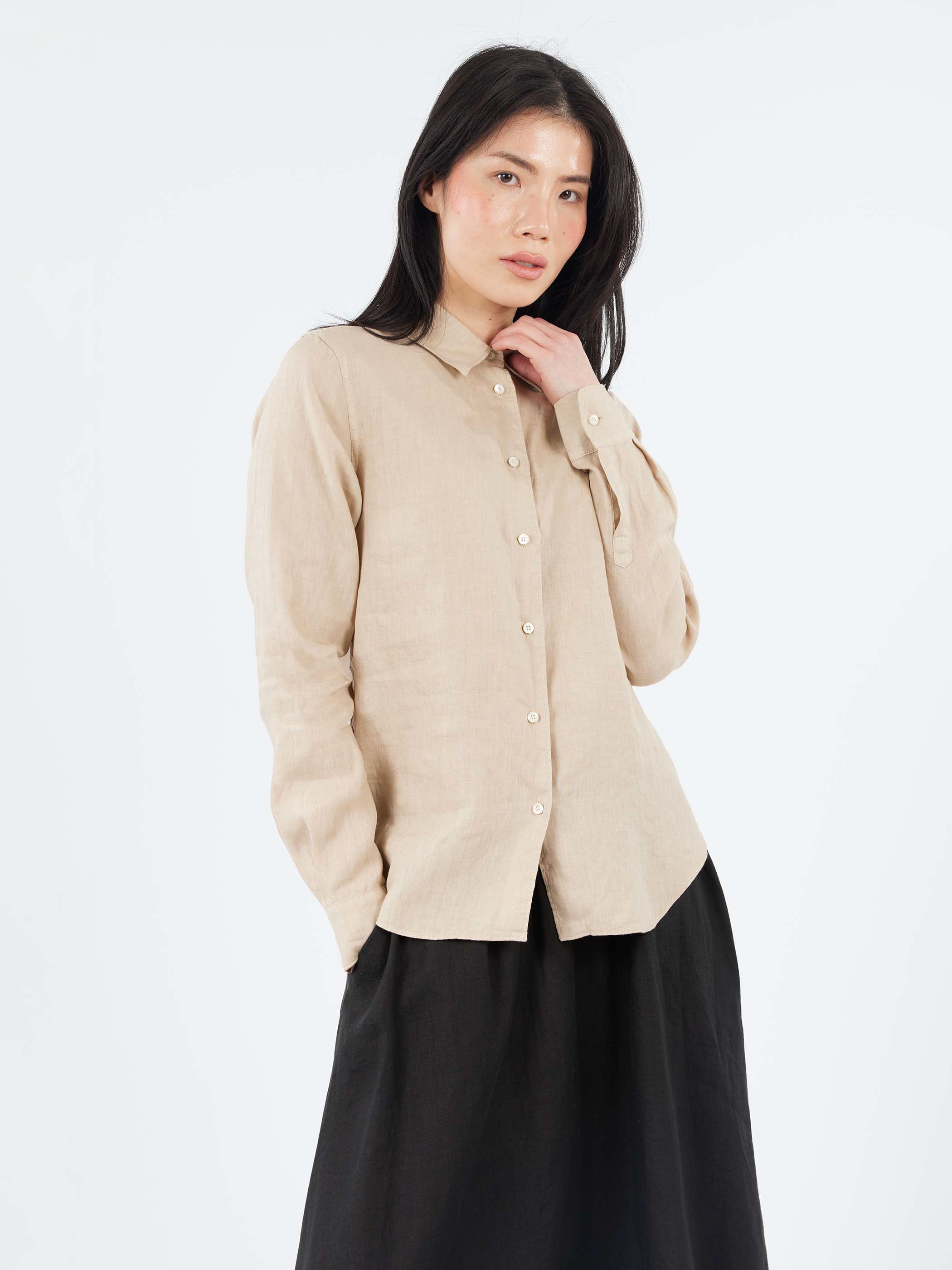 Garment Dyed Linen Shirt