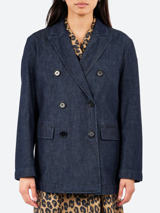 Aspesi Cotton Denim Blazer