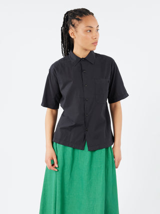 Merz B. Schwanen SHIRT09LP Short Sleeve Poplin Shirt