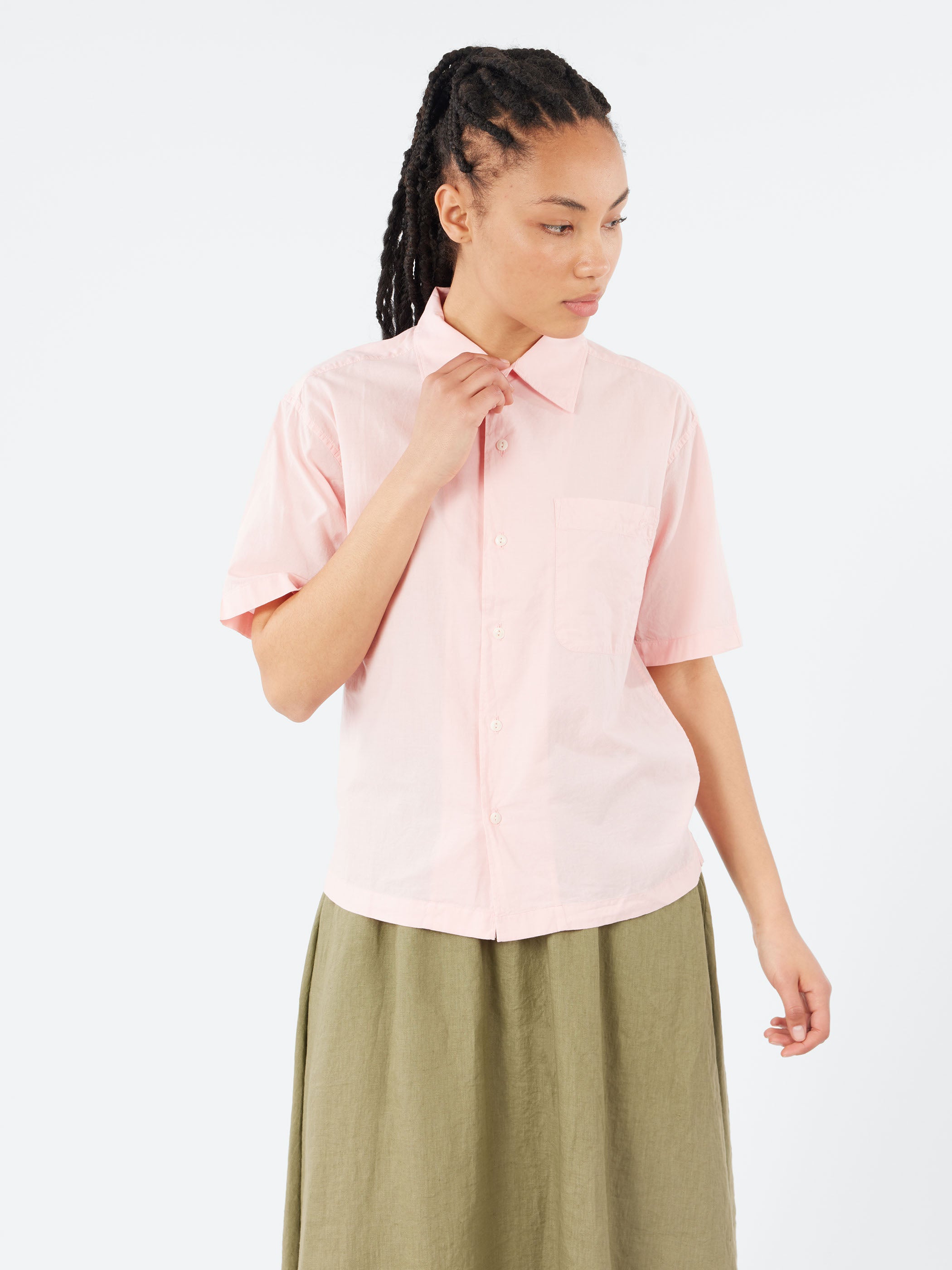 SHIRT09LP Short Sleeve Poplin Shirt