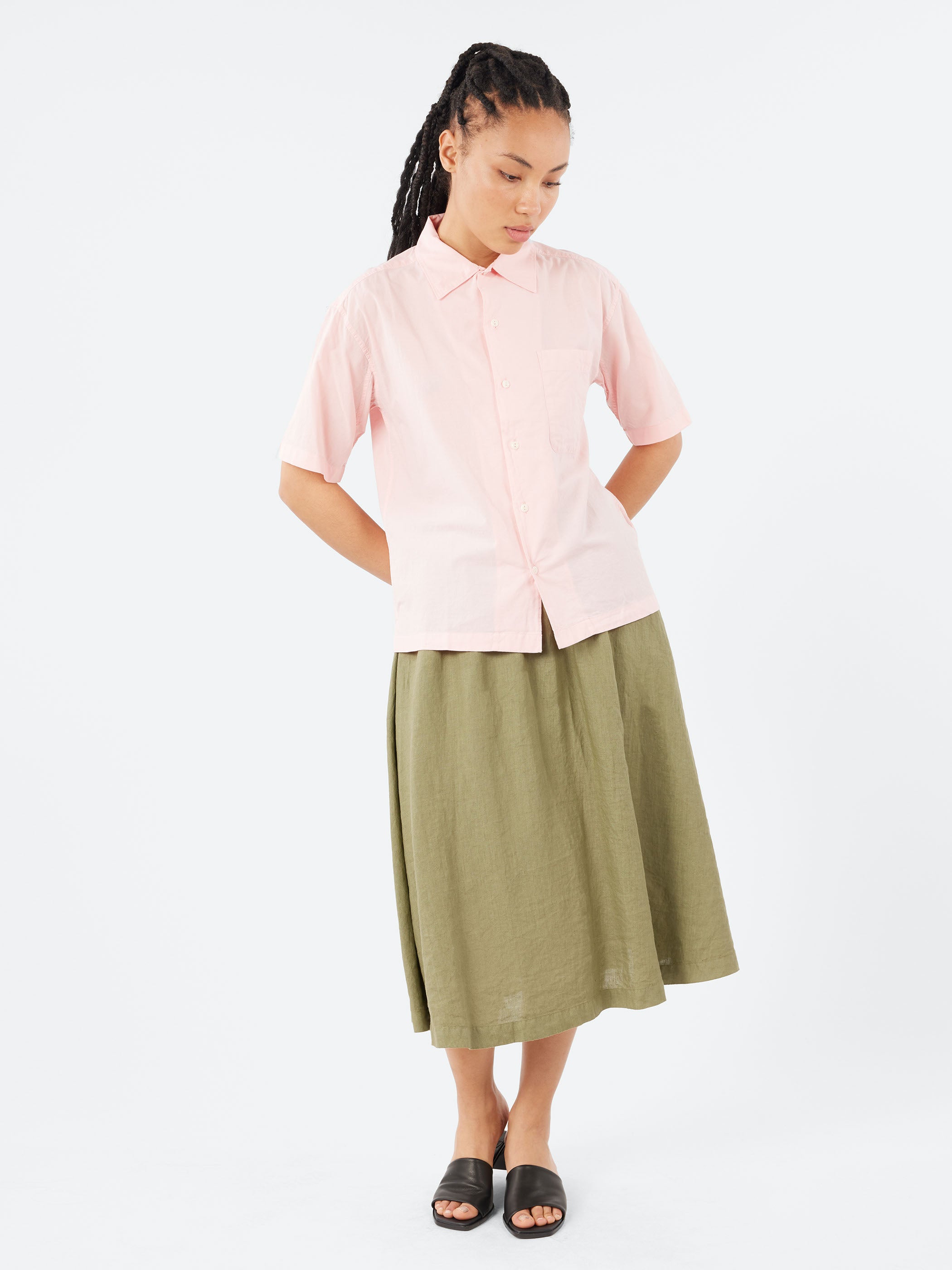 SHIRT09LP Short Sleeve Poplin Shirt